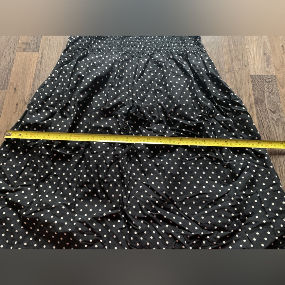 🇨🇦 H&M - Polka Dot Tie Shoulder Dress - Picture 10 of 12